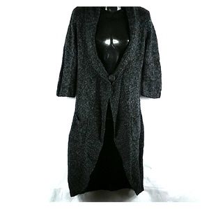 Candie's women's medium long 3/4 sleeve cardigan